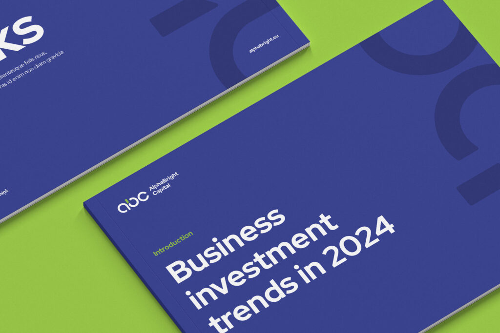 Investment company AlphaBright Capital visual identity