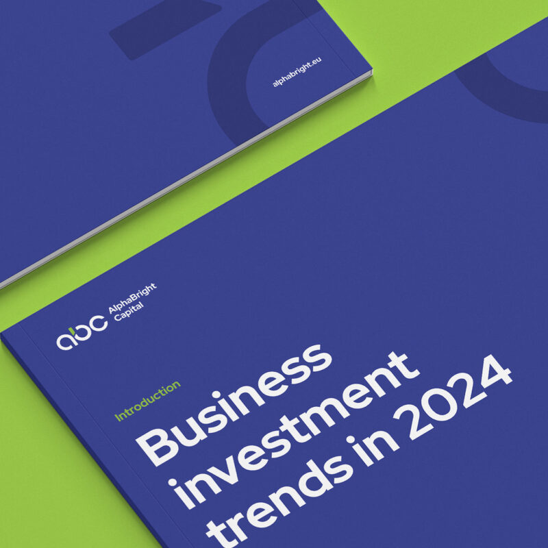 Investment company AlphaBright Capital visual identity