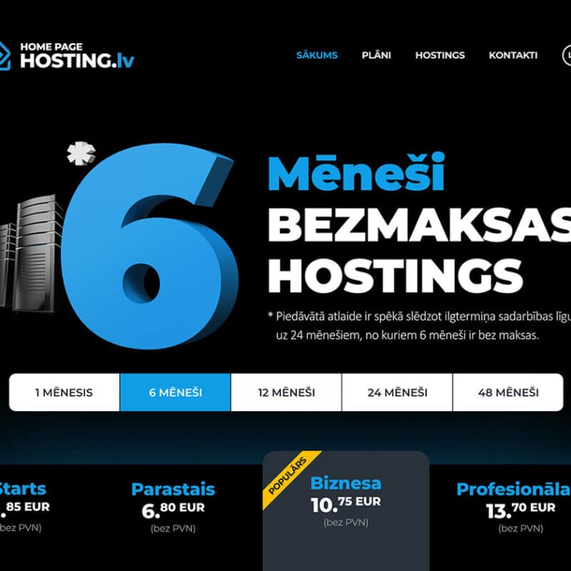 Home Page Hosting: Perfect for your online business